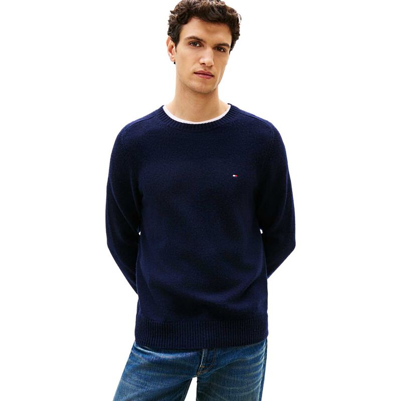Tommy Hilfiger Pure Wool Crew Neck Jumper image number 0